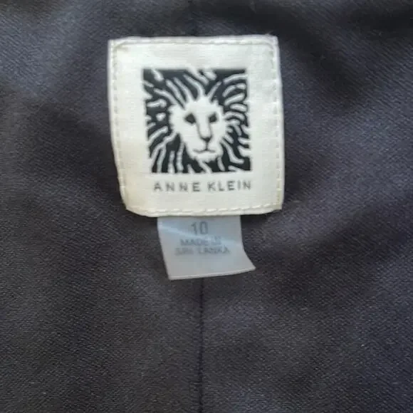 Anne Klein Cap Sleeve Side Ruched Silver Metallic Dress Women's Size 10 - Picture 5 of 6